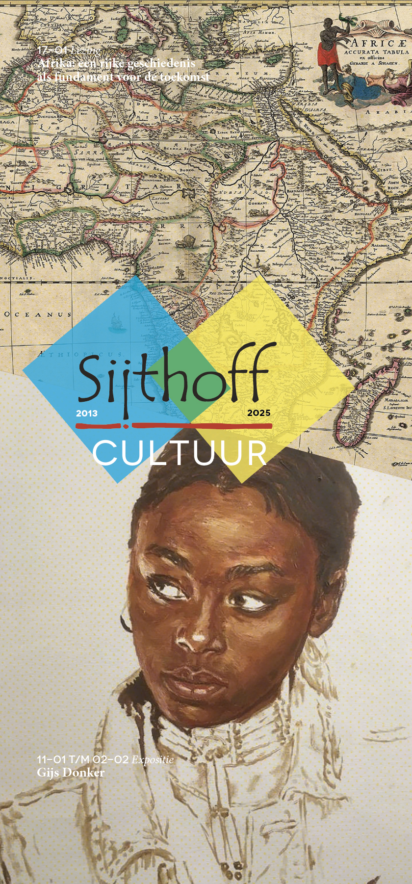 Voorkant folder eerste helft 2025 Sijthoff Cultuur